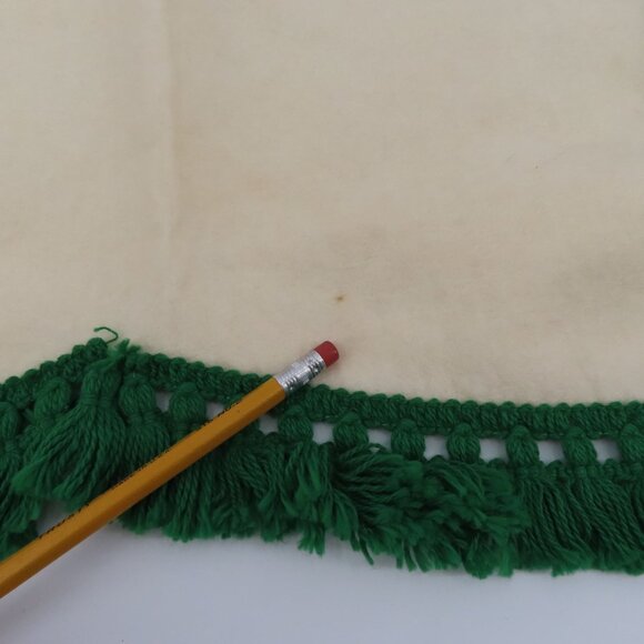 Edna Looney Handmade Felt Tree Skirt Jeweled Bells Christmas Holiday Finished - Picture 6 of 10